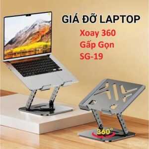 Giá Đỡ Laptop Xoay 360 Gấp Gọn SG-19. DPMK