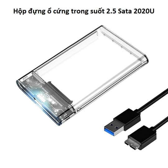 Box Ổ Cứng 2.5 inch Trong Suốt USB 3.0 , Loại Cao Cấp, Bảo Hành 12 Tháng, Gắn Được Ổ Cứng 2Tb | Shopee Việt Nam