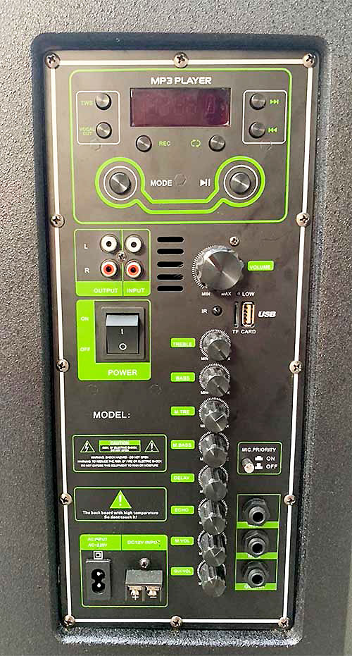 Loa kéo DPA 1522, loa hát karaoke 3 đường tiếng, bass 4 tấc