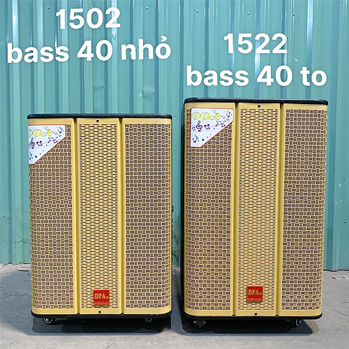 Loa kéo DPA 1522, loa hát karaoke 3 đường tiếng, bass 4 tấc
