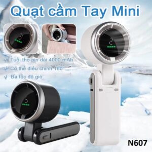 Quạt cầm tay 5 cấp độ gió N607