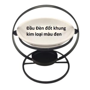 Đầu Đèn đốt khung kim loại màu đen///DL///4