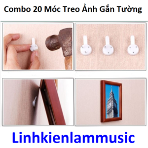 Combo 20 Móc Treo Ảnh Gắn Tường