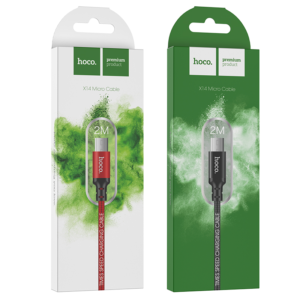 Cáp sạc nhanh 2.4A Hoco X14 USb ra Micro dài (2M)