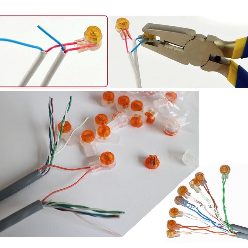 Rệp nối dây mạng + dây điện thoại K2 (Bịch) | Lazada.vn