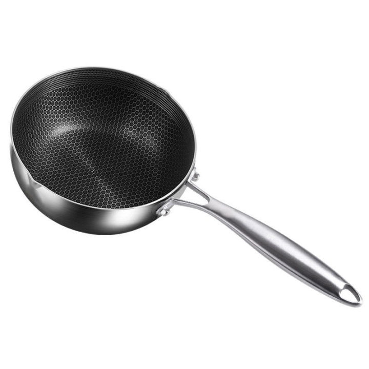 QUÁNH TỔ ONG 18CM - CHẢO SÂU LÒNG INOX - SIÊU BẮT TỪ - CHỐNG DÍNH | Lazada.vn