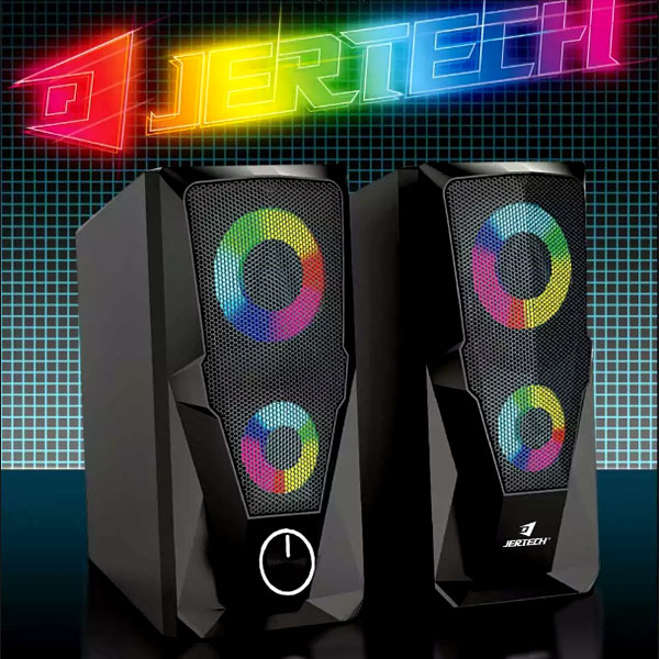 Loa vi tính JERTECH S6 RELEASE có đèn led chính hãng siêu hay [BH 3 tháng]