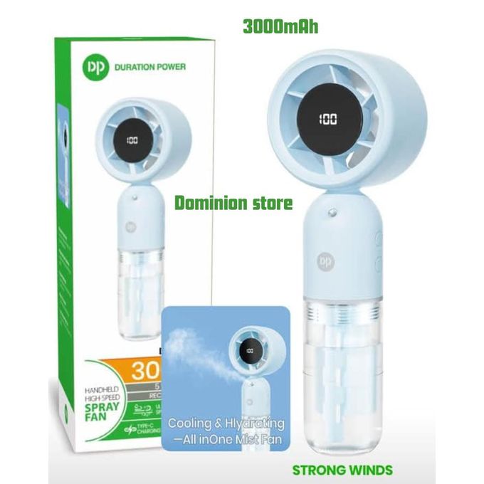 product_image_name-Generic-DP-7645 Portable Rechargeable Spray Fan – 3000mAh-1
