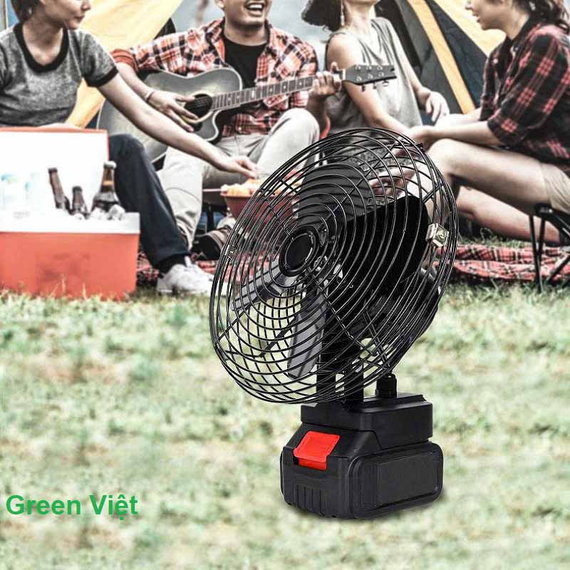 Quạt Tích Điện Dùng Pin Rời 48V