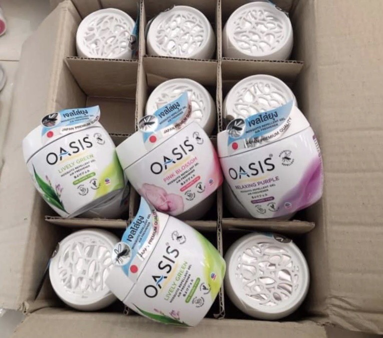 Sáp thơm đuổi muỗi OASIS Thái Lan 180g - Nanio