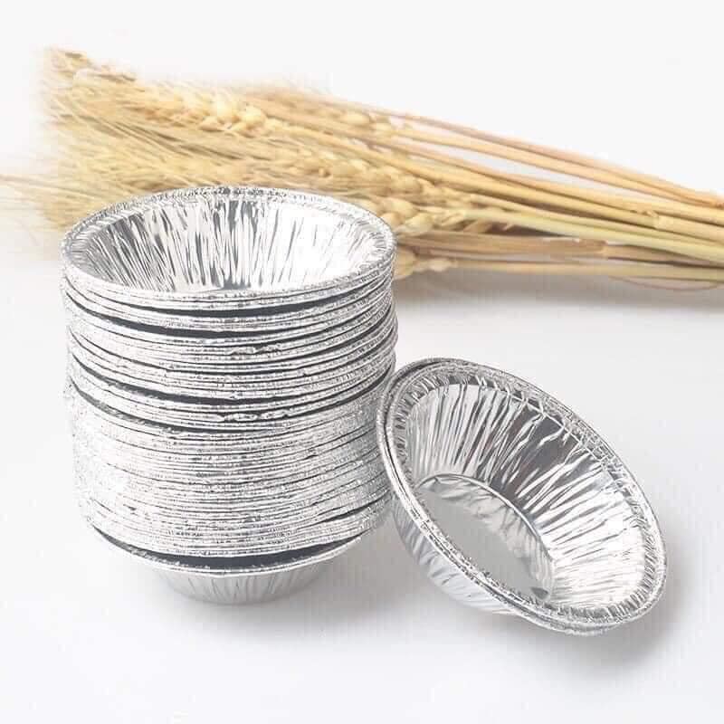 Set 100 cốc, chén, khuôn giấy bạc nhôm nướng hàu, bánh, tart trứng siêu tiện lợi-giadungsieure - Giấy vệ sinh | VinMart.co