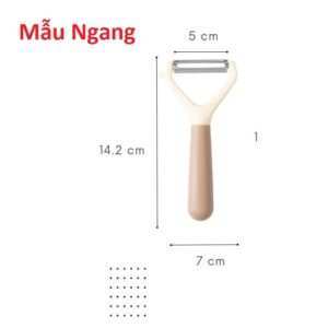 Dao Bào Rau Củ Quả 2 Màu (Mẫu Ngang)