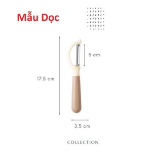 Dao Bào Rau Củ Quả 2 Màu (Mẫu Dọc)