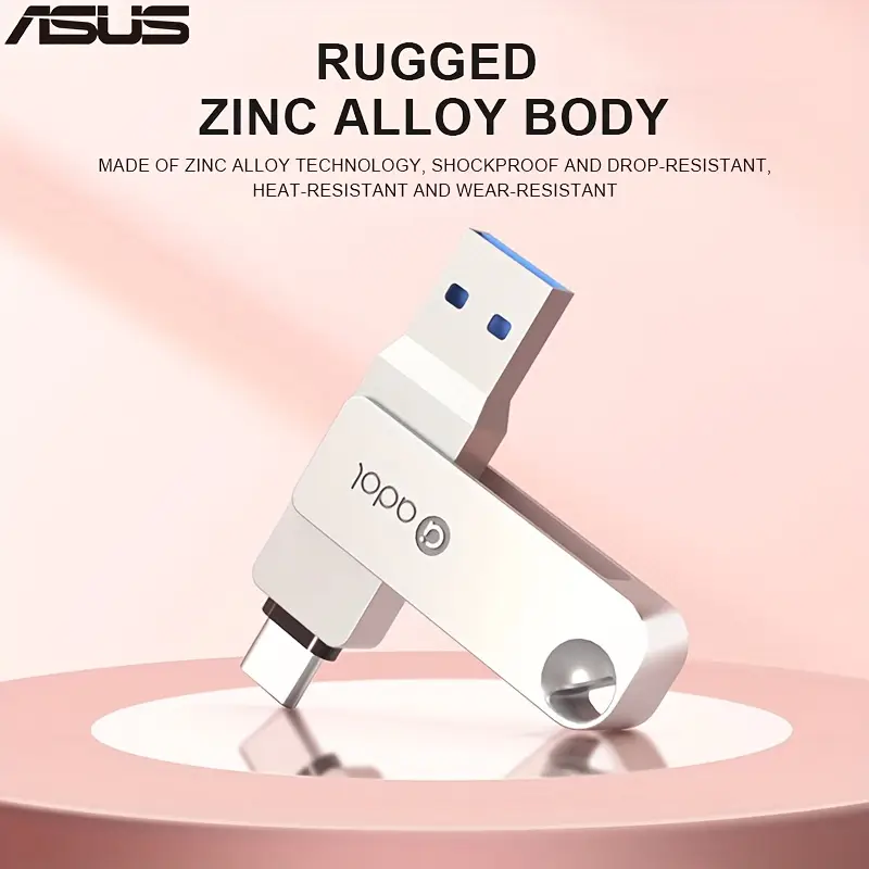 64gb 128gb type c otg usb3 2 dual interface disk usb flash drive for mobile computers and laptops pm310 meteorite silvery Product details 3