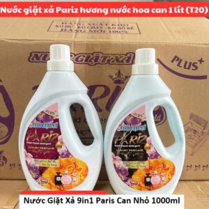 Nước Giặt Xả 9in1 Paris Can Nhỏ 1000ml