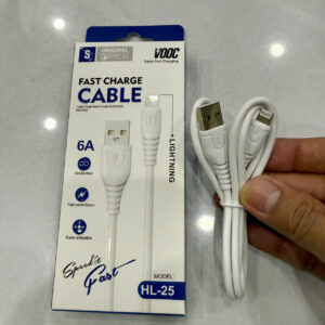 Cáp sạc nhanh 6A Vooc HL-25 USB ra Lightning
