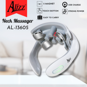 Máy Massage Cổ Xung Điện 5 Đầu Rung ALIZZ AL-13605. HDDT. G.itx2