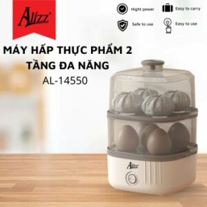 Máy hấp trứng thực phẩm 2 tầng đa năng ALIZZ AL-14550