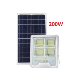 Đèn Pha Năng Lượng Mặt Trời 4 Khoang 200W (hàng Cty) Sáng Trắng///DL///3///H