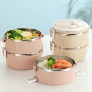 Camen/Hộp Cơm 2 Ngăn/tầng Lúa Mạch