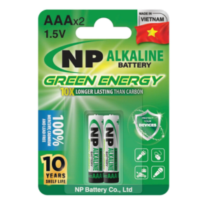 Vỉ 2 Pin AA (2A)/ AAA/ (3A) NP Việt Nam - Vỉ 2 Pin AAA (3A) NP Việt Nam