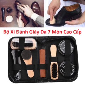 Bộ Xi Đánh Giày Da 7 Món Cao Cấp