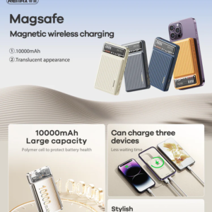 Pin dự phòng sạc nhanh không dây 15W Remax RPP-615 10.000mah. VN