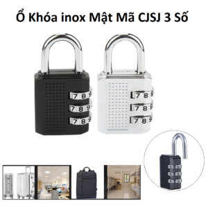 Ổ Khóa inox hợp kim Mật Mã CJSJ 3 Số