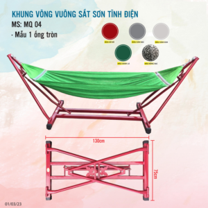 Khung Võng Sắt Sơn Tỉnh Điện (Vuông). G.itx2