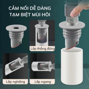 Nút Bịt Silicon Ngăn Mùi Thoát Nước 35-40mm
