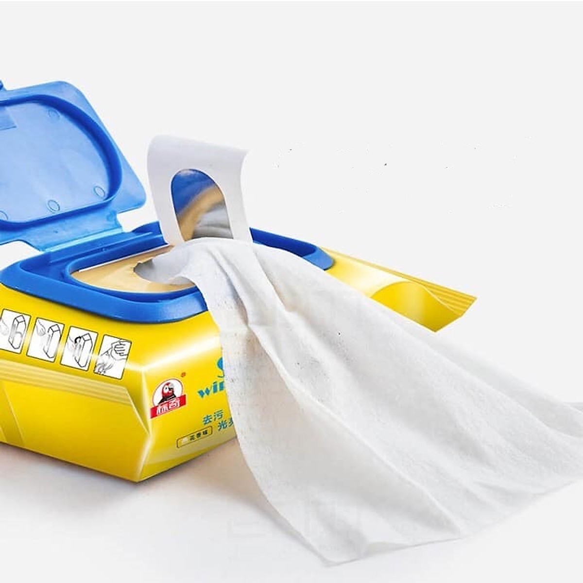 Mua [ ComBo 2 Hộp] Giấy lau giầy thần thánh-Lau sạch giầy, dép, túi xách, ba lô...-200 x150 mm-(30 tờ/hộp) tại Chim sẻ đi nắng