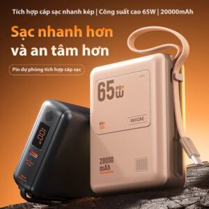 Pin Dự Phòng Sạc Nhanh 65W WEKOME WP-117 20.000mAh. BP