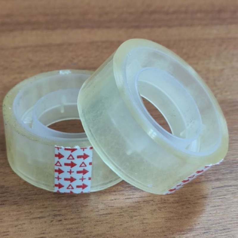Văn phòng phẩm] Cuộn băng keo trong nhỏ 1.8F | Shopee Việt Nam