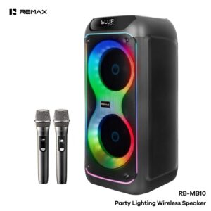 Loa karaoke bluetooth Remax RB-MB10. kèm 2 micro. (Hàng đặt trong ngày)