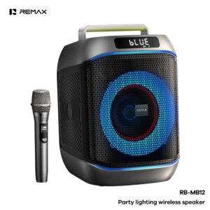 Loa karaoke bluetooth Remax RB-MB12. kèm 1 micro. (Hàng đặt trong ngày)