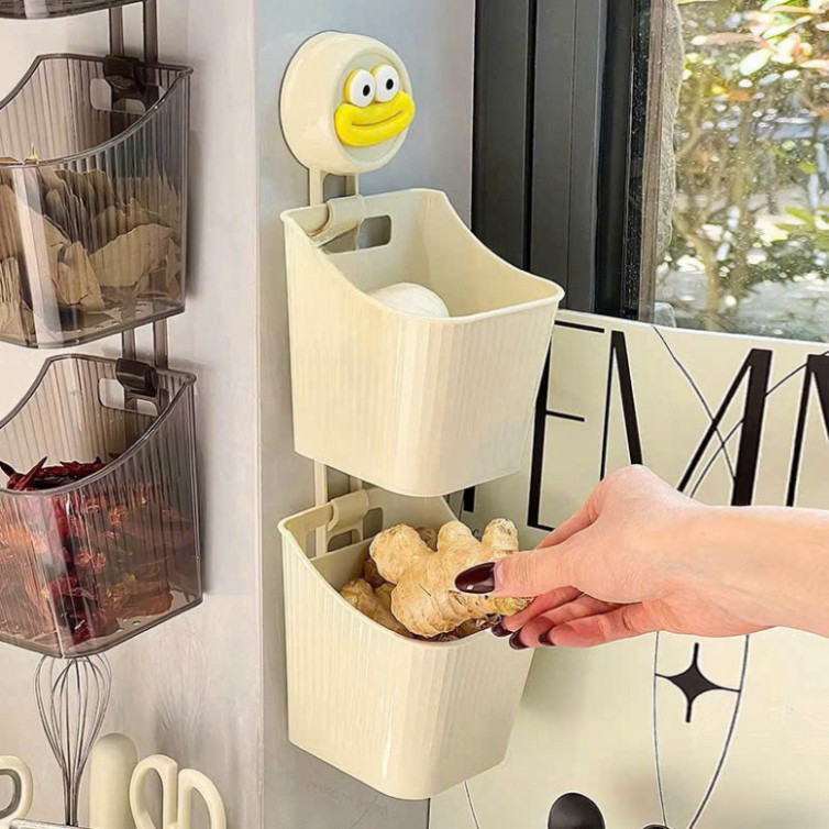 Kệ Để Đồ Đa Năng Cốc Hút Chân Không 3 Tầng - LINH KIỆN LÂM MUSIC