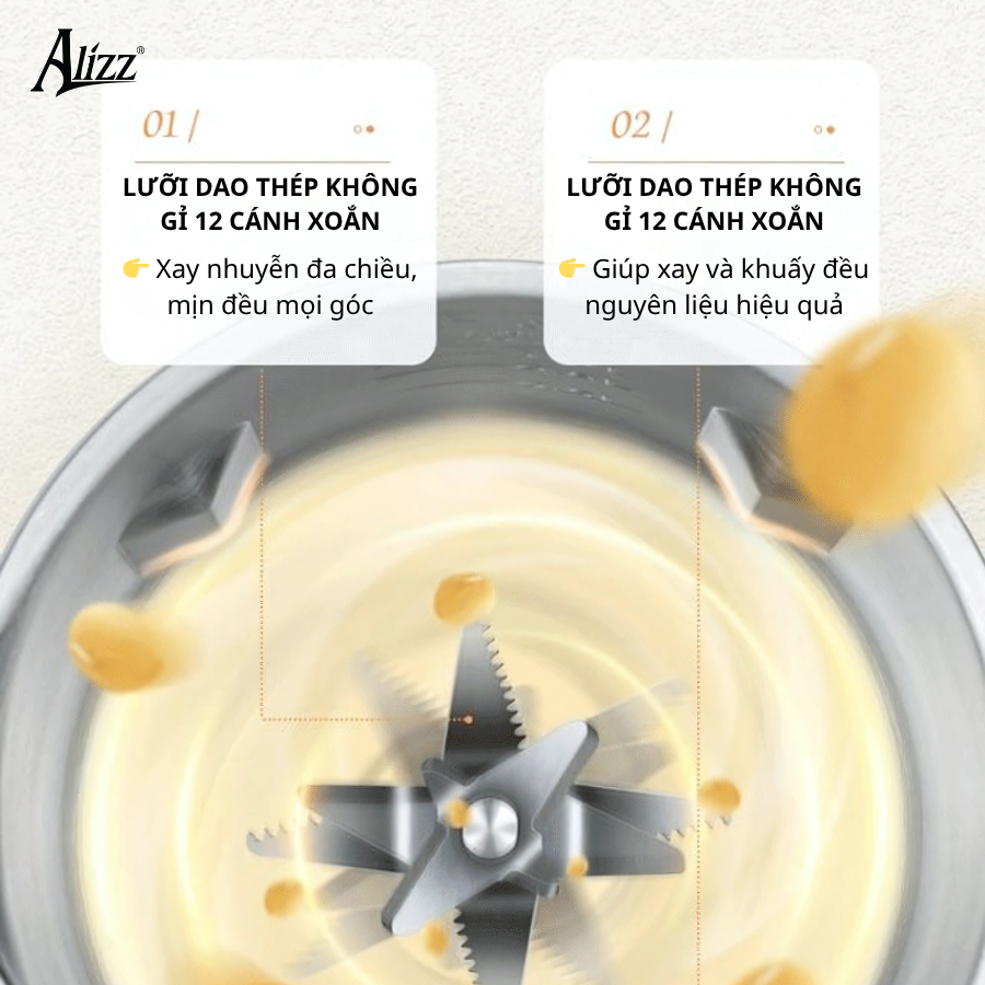 Máy làm sữa hạt ALIZZ AL-14209