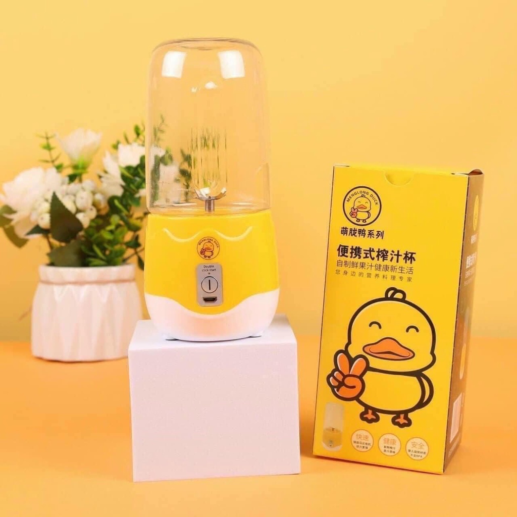 Máy Xay Sinh Tố Cầm Tay Sạc Điện Con Vịt Mẫu Mới Dung Tích 400ml | Shopee Việt Nam