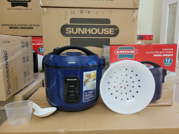 Nồi cơm điện Sunhouse 1.2 lít SHD8213 - Chính hãng Sunhouse | HÀNG BẾP