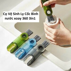 Cọ Vệ Sinh Ly Cốc bình nước xoay 360 3in1