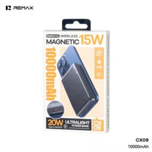 Pin dự phòng sạc nhanh 20W khôngdây Remax CX09 10.0000mah