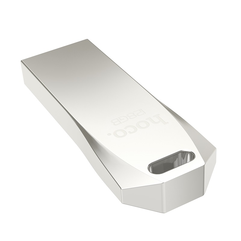USB 2.0 Hoco UD4 Intelligent 128GB / 64GB / 32GB / 16GB / 8GB - Vỏ kim loại (Bạc) Nhất Tín Computer