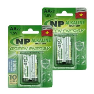 Vỉ 2 Pin AA (2A)/ AAA/ (3A) NP Việt Nam - Vỉ 2 Pin AA (2A) NP Việt Nam