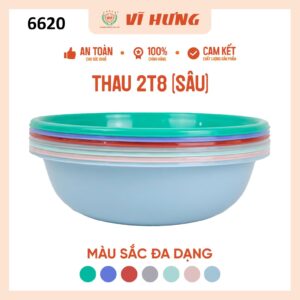 Thau nhựa tròn sâu Vĩ Hưng 2T8. 6620