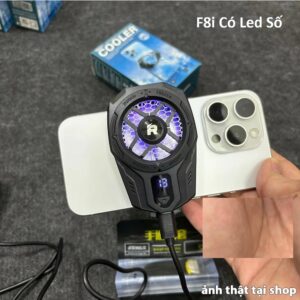 Đế tản nhiệt điện thoại Remax F8i. (2 cấp độ hiển thị số)