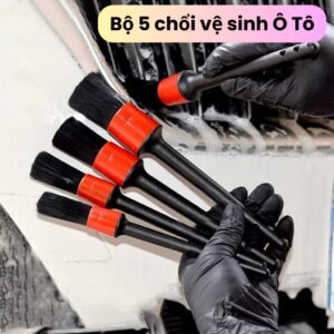Set 5 Chổi Cọ Rửa Vệ Sinh Ô Tô, Xe Máy, Bàn Phím Laptop