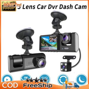 Camera Hành Trình Ô Tô M8 (3 Màn Hình) Wifi Kết Nối Trực Tiếp Điện Thoại