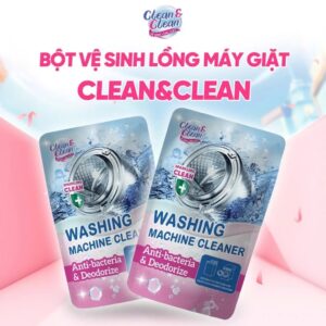 Bột tẩy lồng máy giặt Clean & Clean 300g