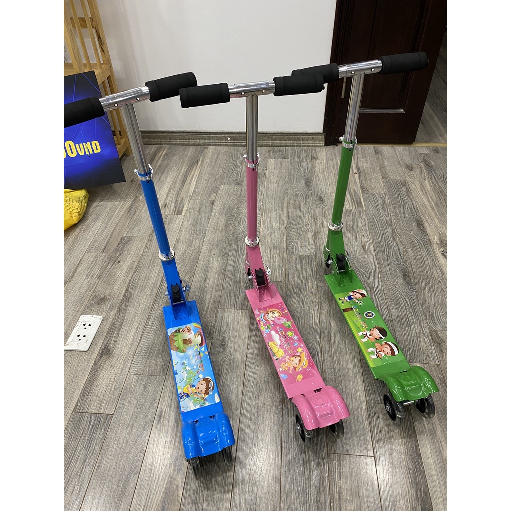 Xe trượt Scooter trẻ em có bánh đèn mã 951, có 3 nấc điều chỉnh chiều cao  cho bé tư 2-6 tuổi | Shopee Việt Nam