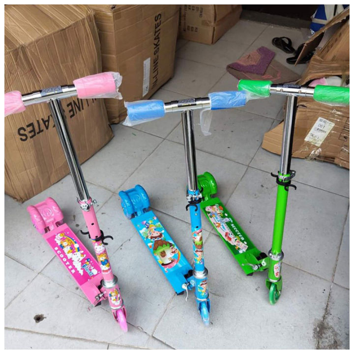 Xe trượt - Xe scooter 3 bánh phát sáng khung sắt - Cho bé 2-6 tuổi |  Lazada.vn